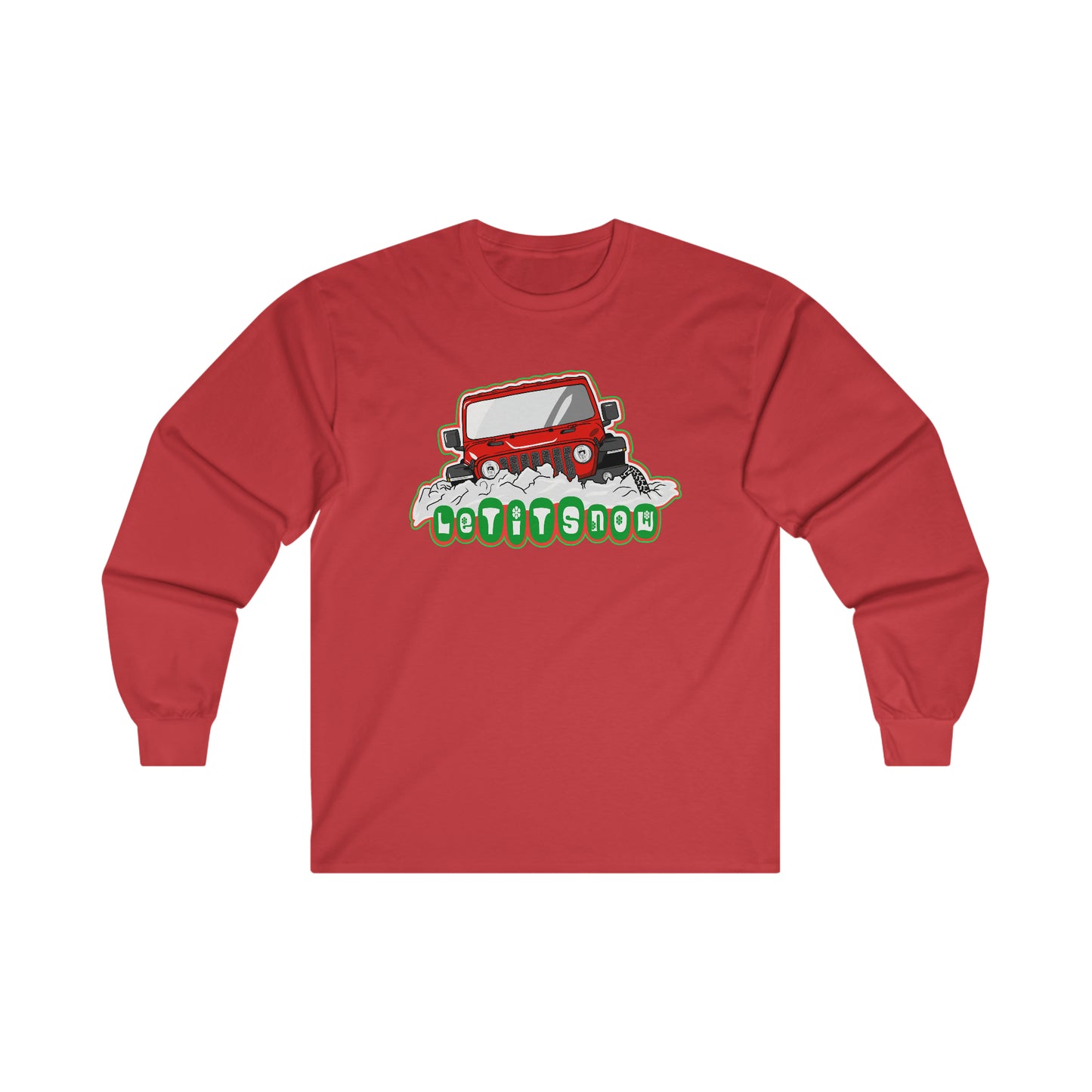 Let It Snow Christmas Ultra Cotton Long Sleeve Tee